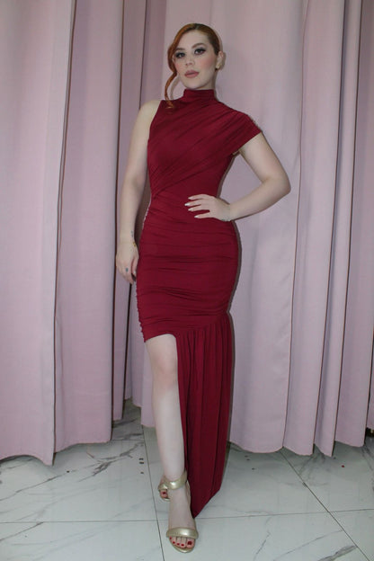 VESTIDO GRECIA TINTO