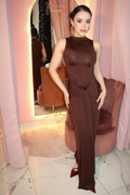 VESTIDO TAYLOR CAFÉ