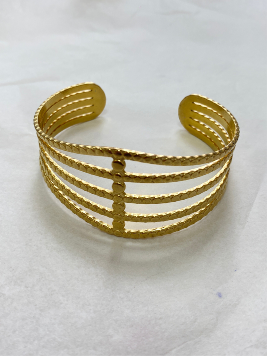 PULSERA DISEÑOS DORADA