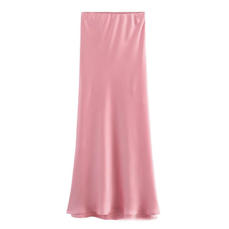 FALDA BABY PINK SATIN