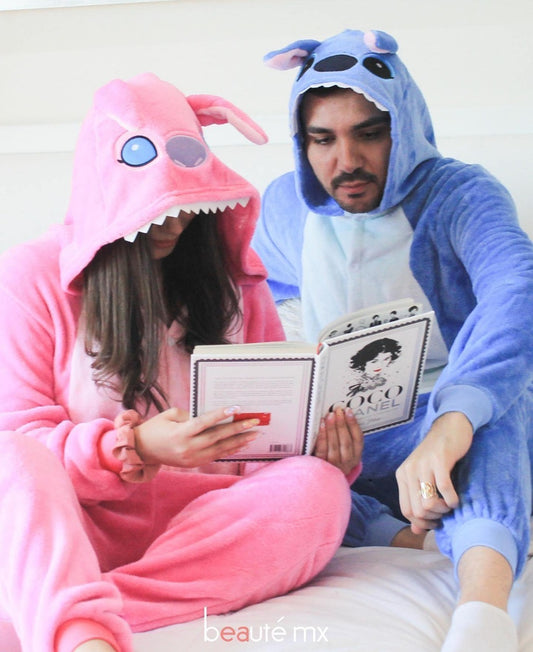 PIJAMA STICH AZUL ADULTO