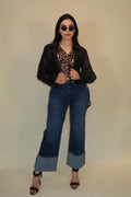 PANTALON VIBRANT CON DOBLES