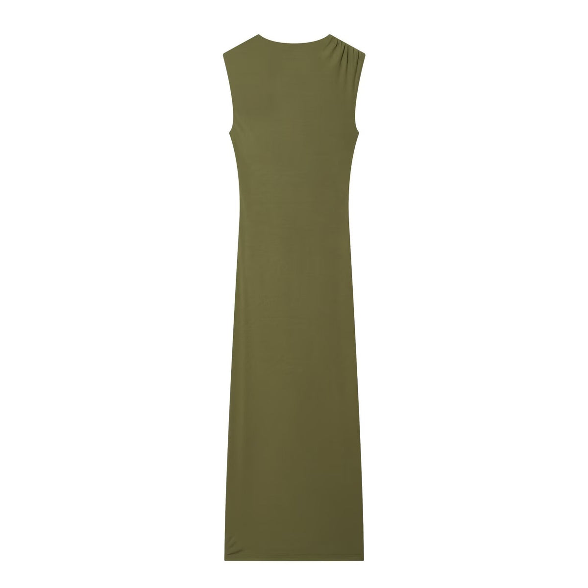VESTIDO MIDI SYLVIE VERDE OLIVO