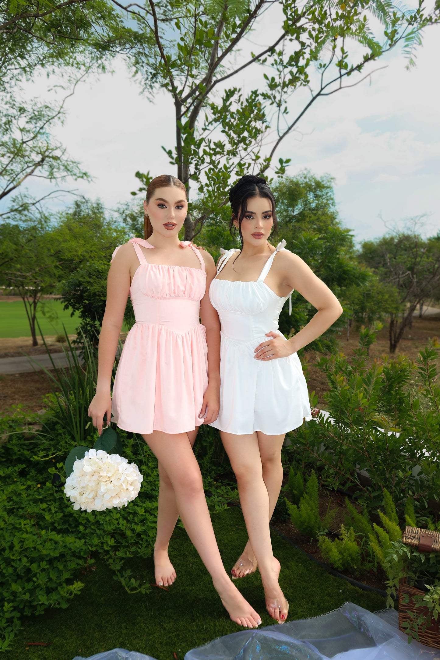 VESTIDO MINI APRIL WHITE