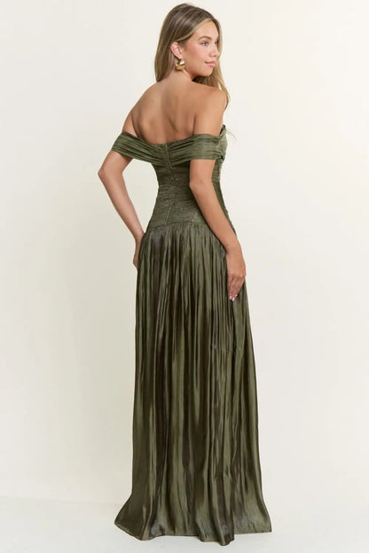 VESTIDO AMUSE OLIVE MAXI