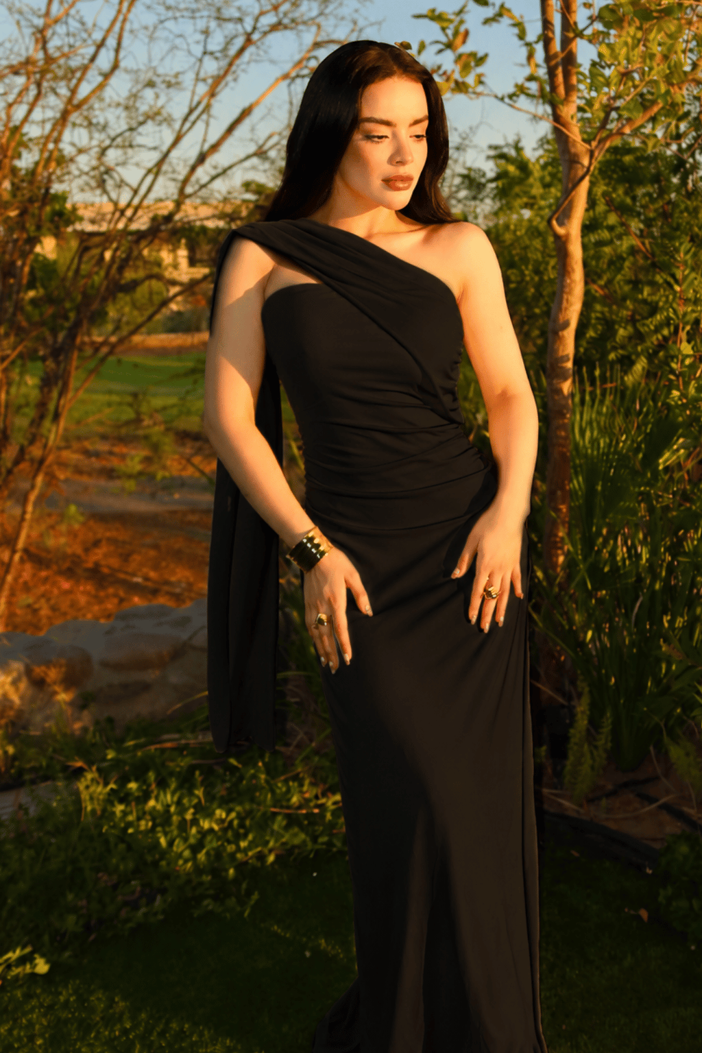 VESTIDO MAXI LUA NEGRO