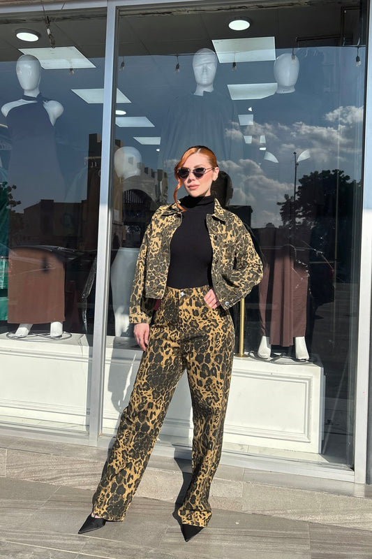 SET GINNA ANIMAL PRINT