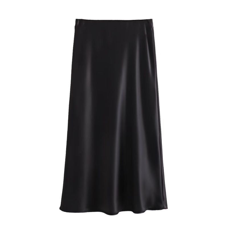 FALDA NEGRA SATIN