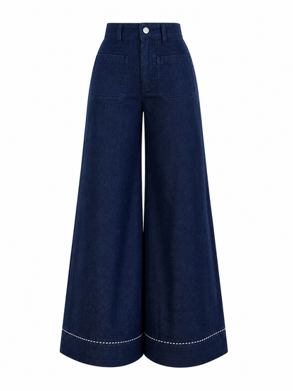 PANTALÓN VIBRANT GIA MEZCLILLA