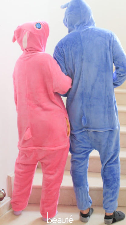 PIJAMA STICH AZUL ADULTO