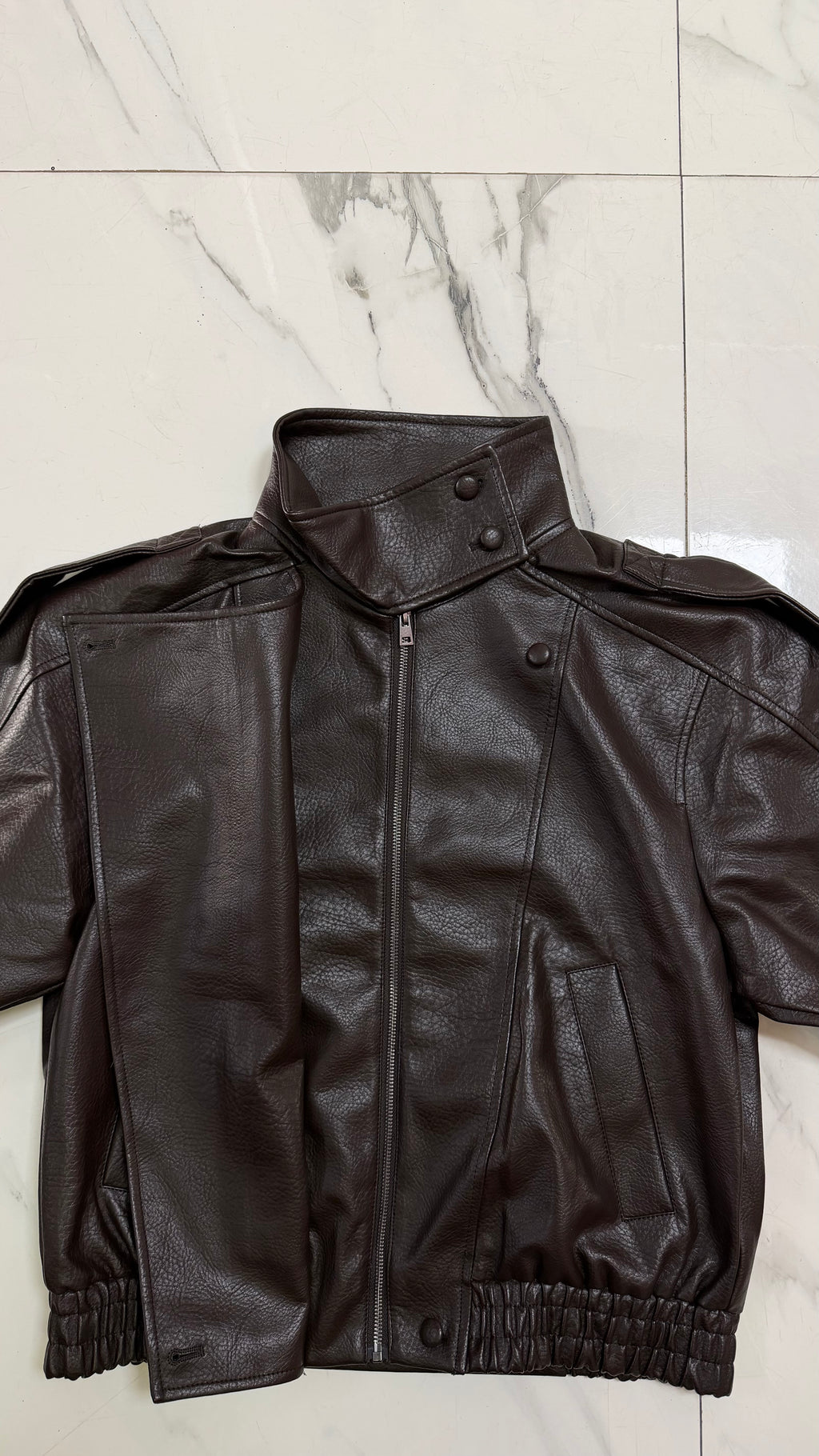 CHAQUETA VINYPIEL KASSY CAFÉ