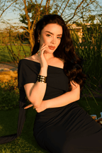 VESTIDO MAXI LUA NEGRO