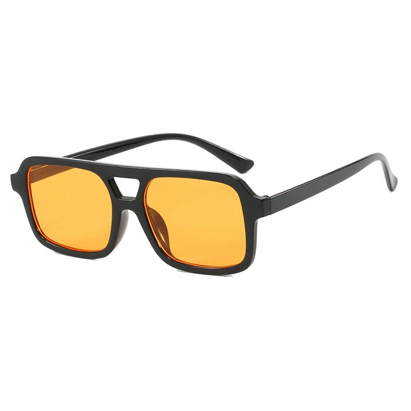 LENTE MICA NARANJA ARMAZÓN NEGRO