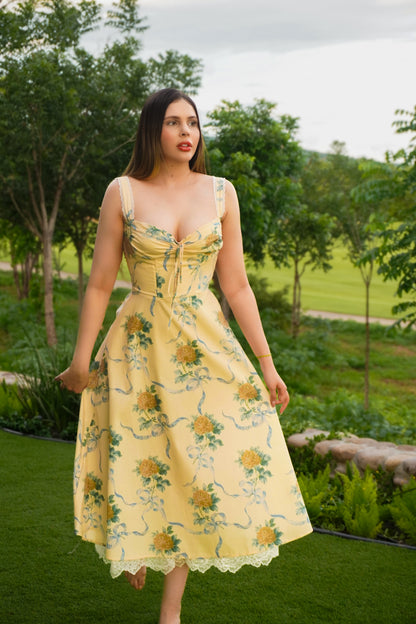 VESTIDO DAHLIA DRESS MIDI