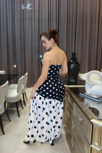 VESTIDO LUNA MAXI POLKA DOT