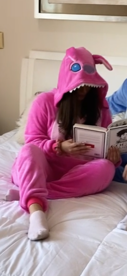 PIJAMA STICH ROSA ADULTO