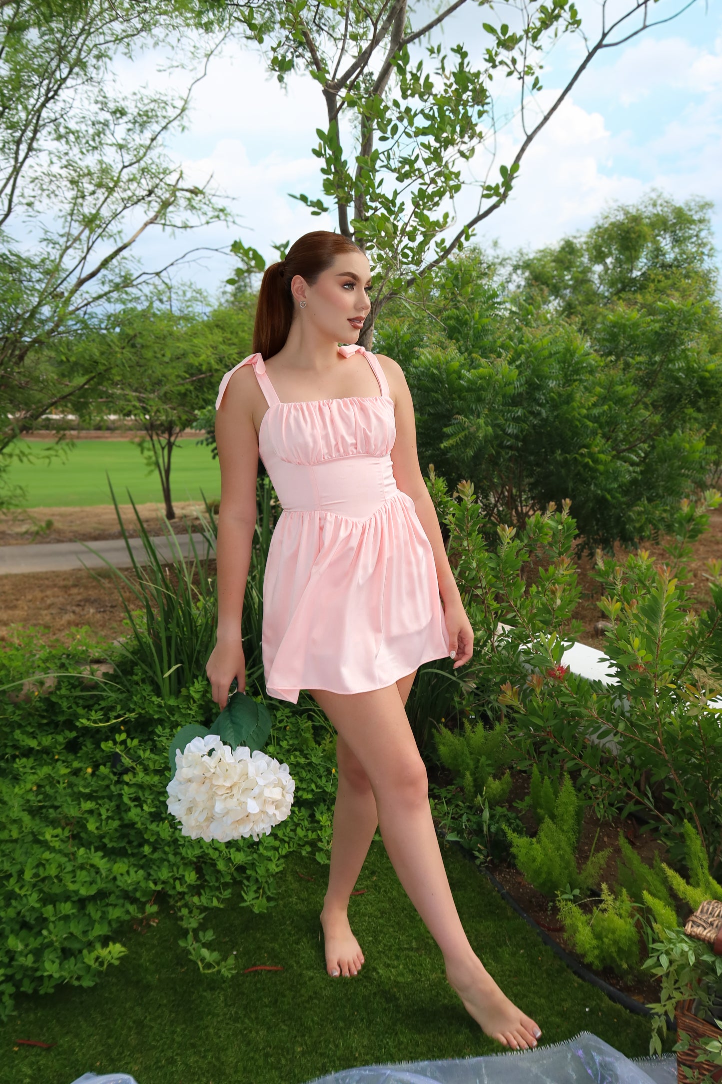 VESTIDO MINI APRIL PINK