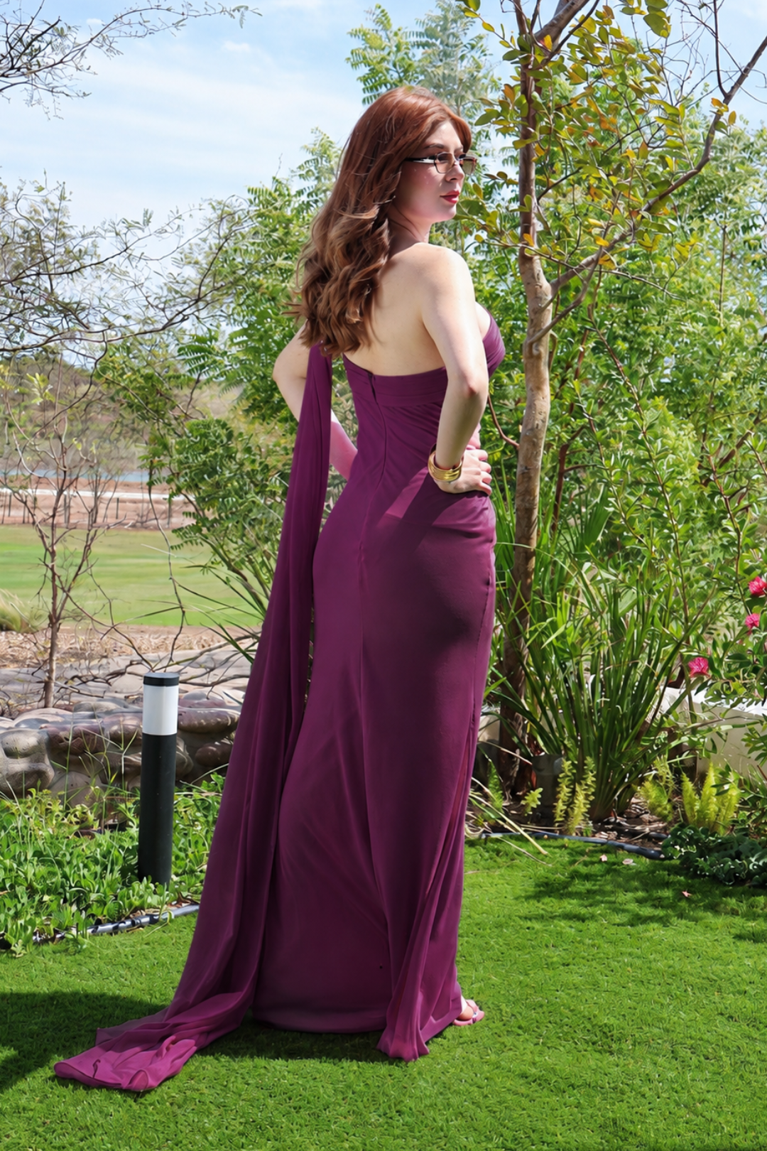 VESTIDO BELLAIRE TINTO MAXI