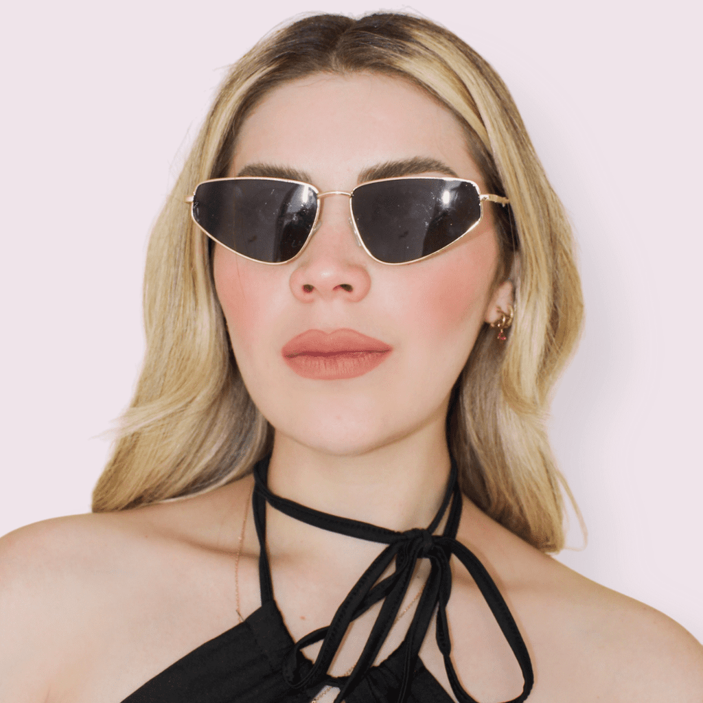 Lente cat-eye large frame Negro