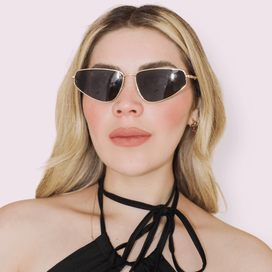 Lente cat-eye large frame Negro