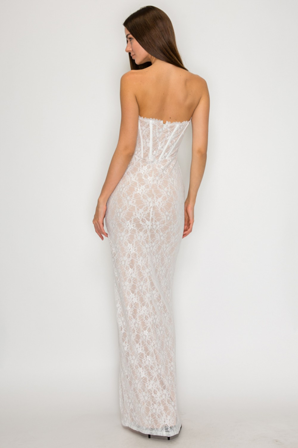 VESTIDO DOLCE BLANCO ENCAJE