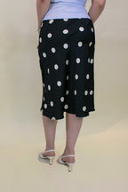 FALDA FARAH BLACK POLKA DOT