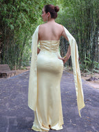 VESTIDO TALIAH YELLOW MAXI