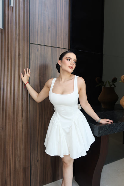 VESTIDO MINI LILY´S BLANCO MOÑO