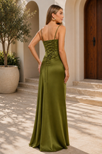 VESTIDO MADY CHARTREUSE MAXI