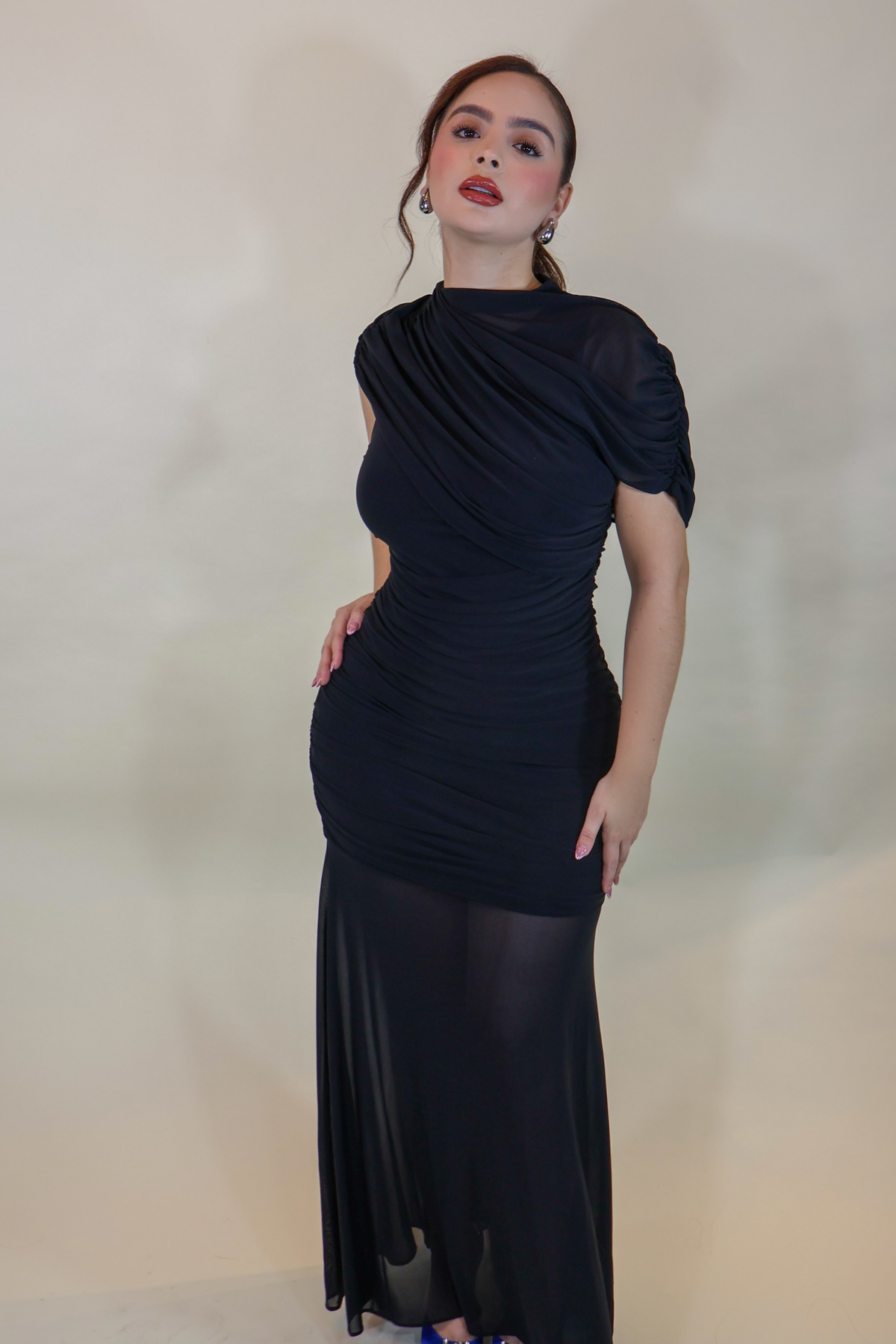 VESTIDO MARISON MAXI NEGRO