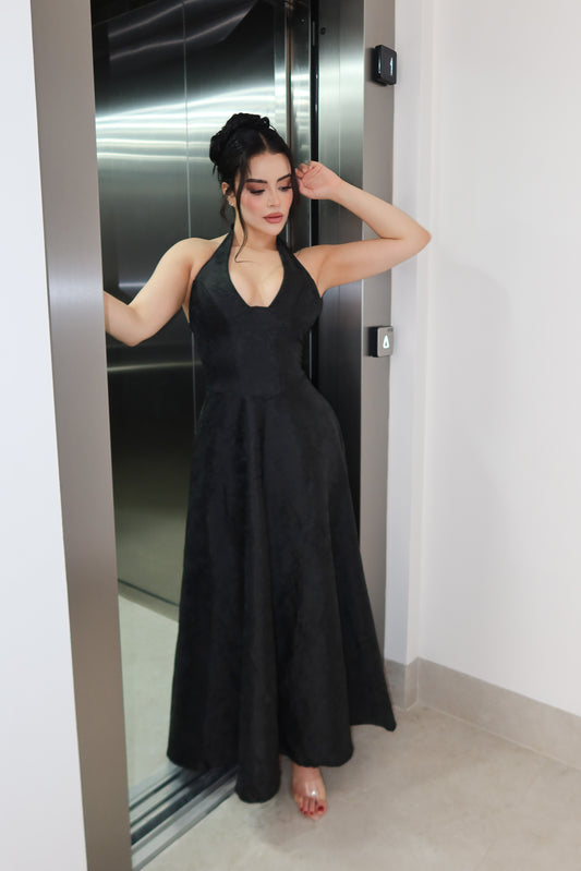 VESTIDO ROSALIND CORSET BLACK