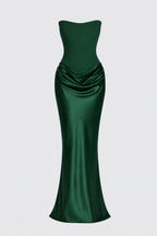 VESTIDO MAXI CHANELLE VERDE ESMERALDA