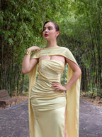 VESTIDO TALIAH YELLOW MAXI
