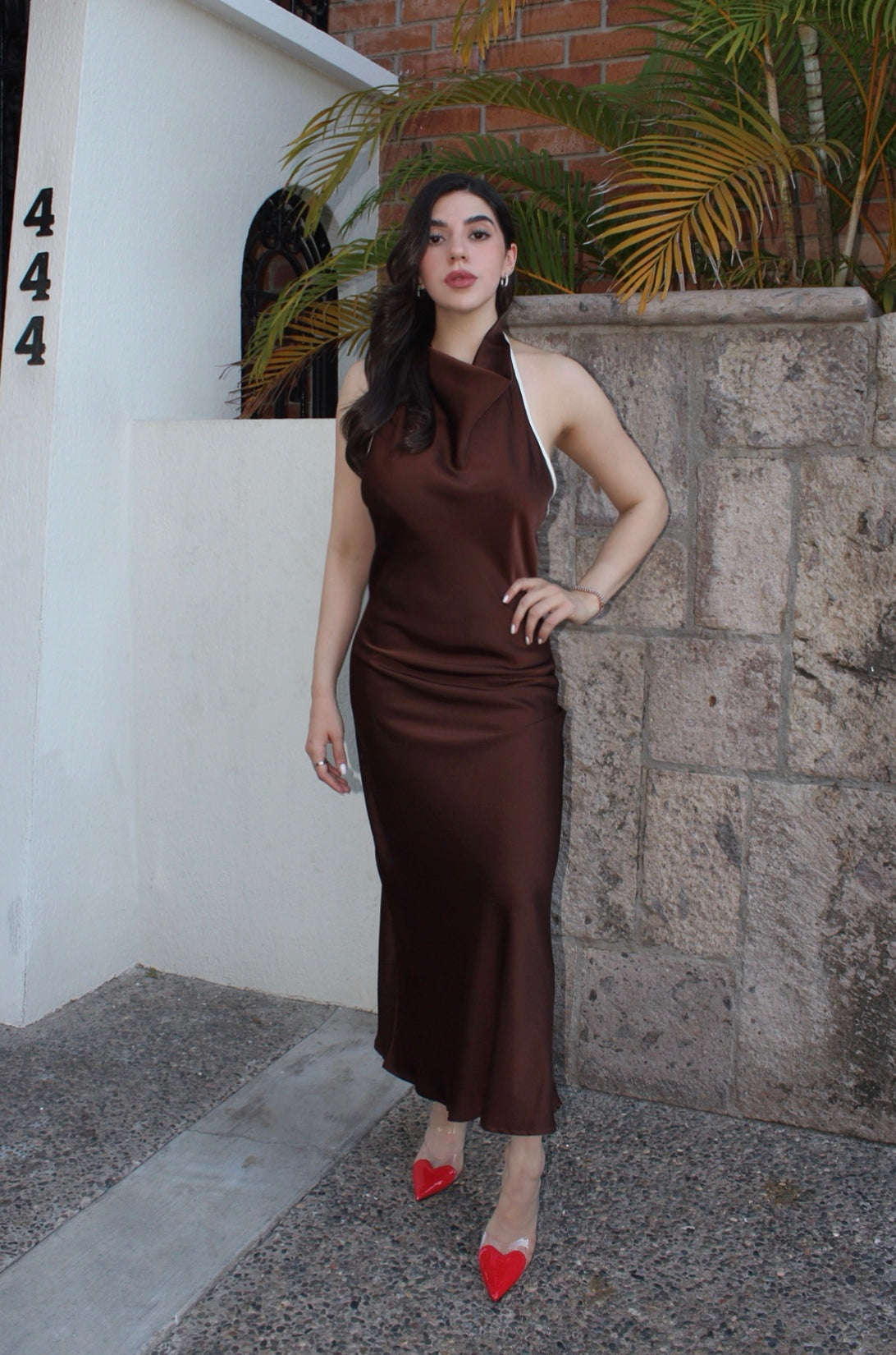 VESTIDO ZAIRA CAFE