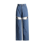 PANTALÓN CON ABERTURA- PIEDRAS