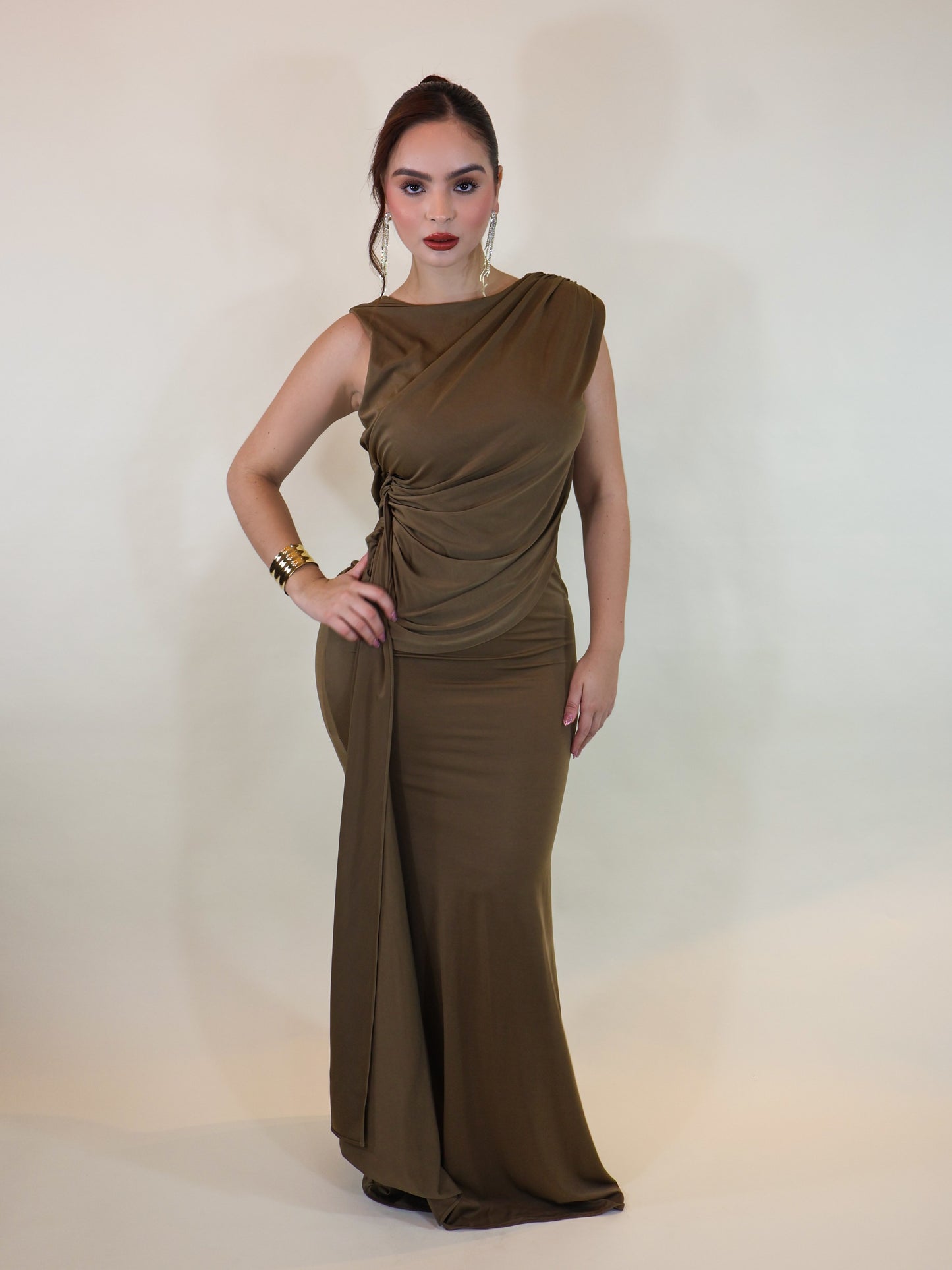 VESTIDO MAXI DELILAH BROWN
