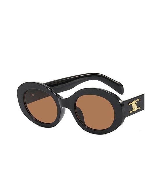 LENTE INSPO CELINE MICA CAFÉ ARMAZON CIRCULAR