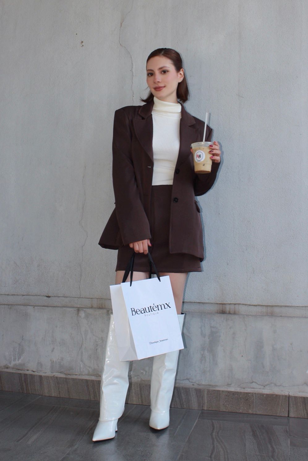 CONJUNTO MAYTE BLAZER + FALDA