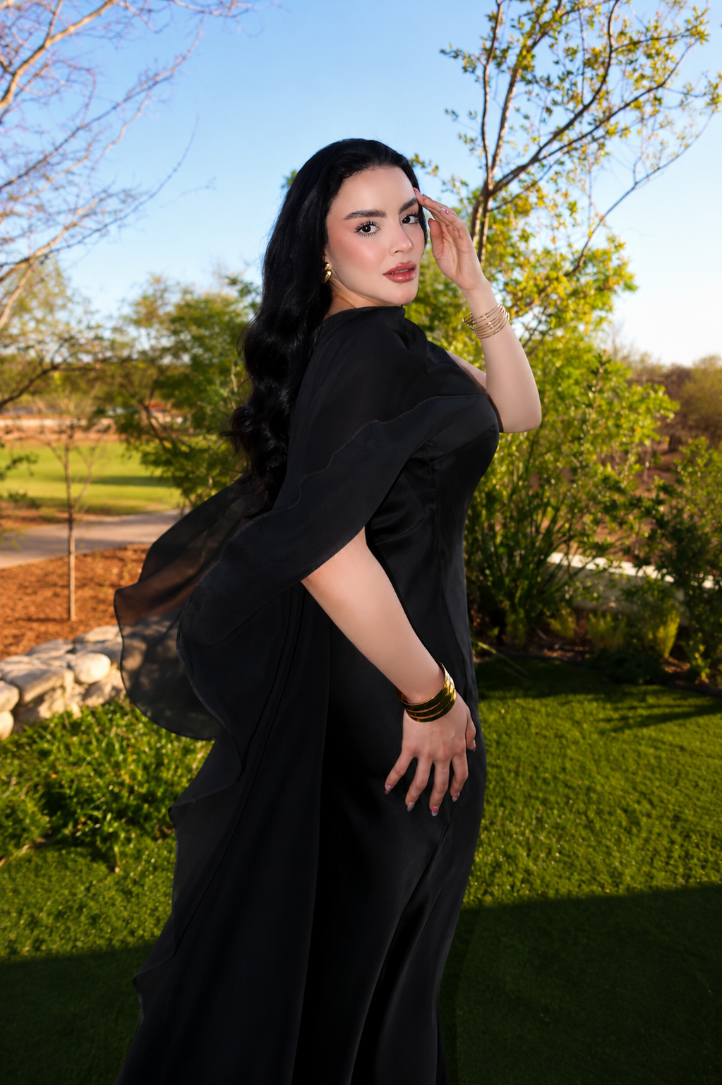 VESTIDO MAXI LORREINE BLACK