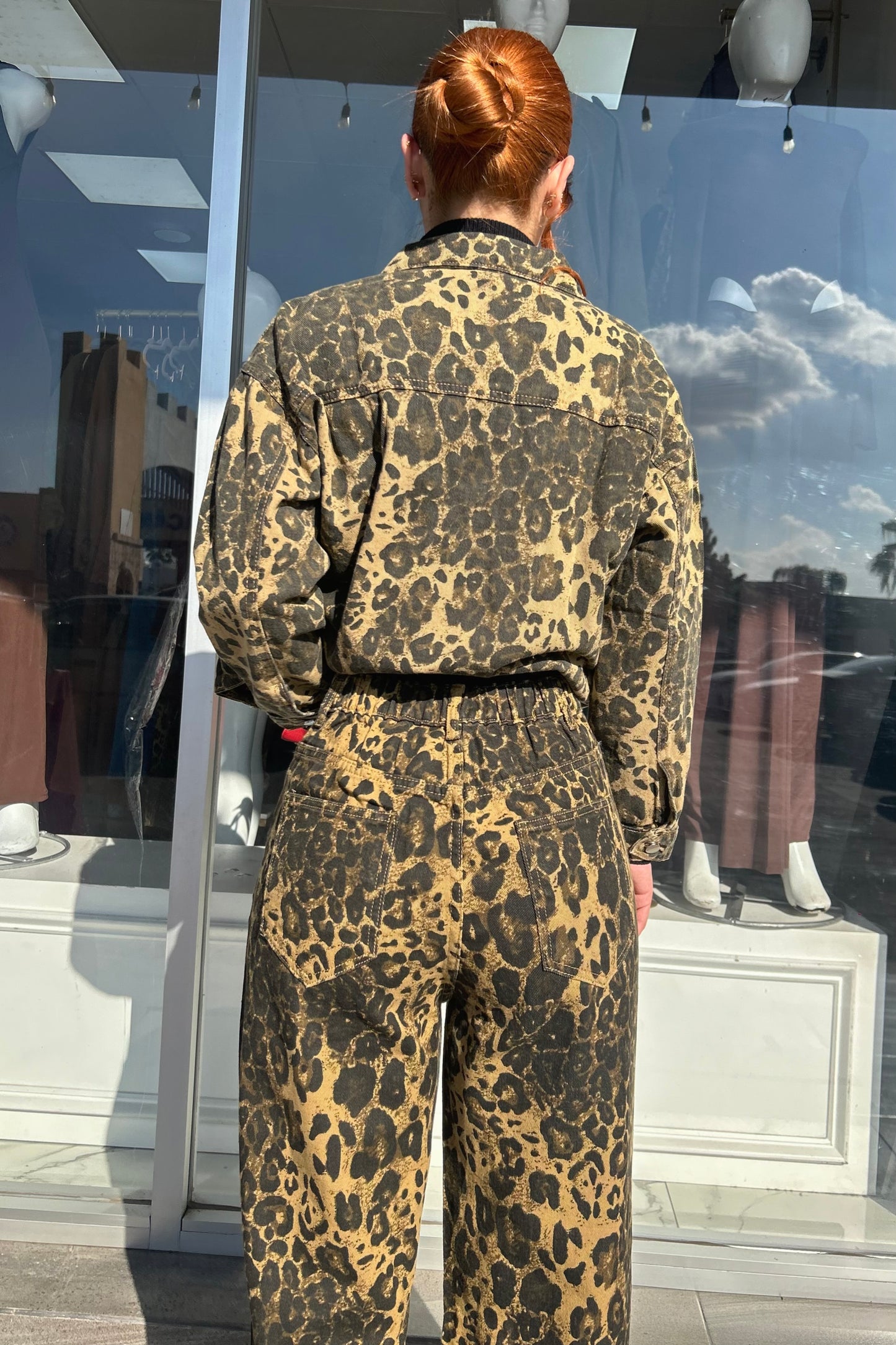 SET GINNA ANIMAL PRINT