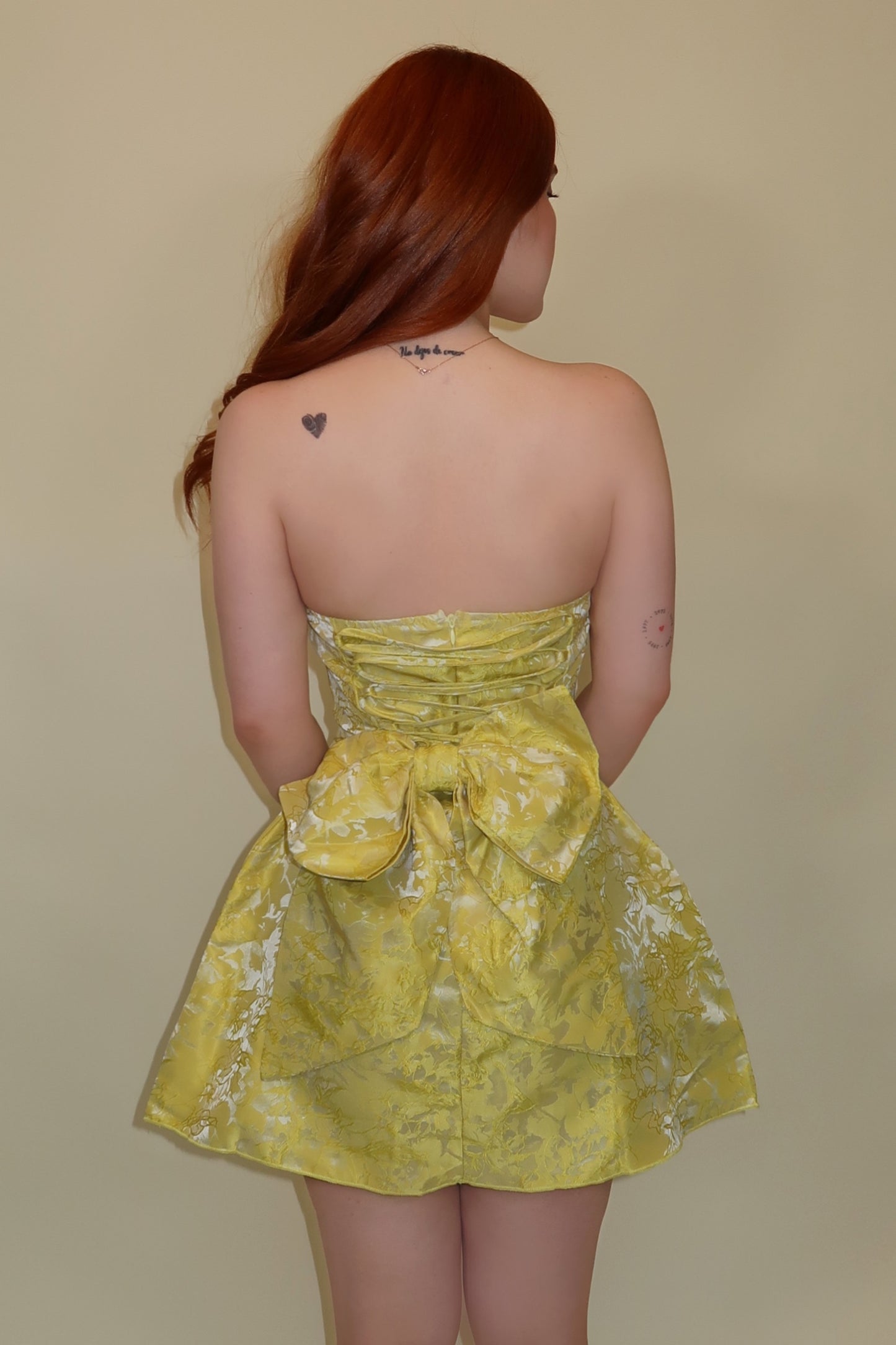 VESTIDO ZOE MUSTARD YELLOW