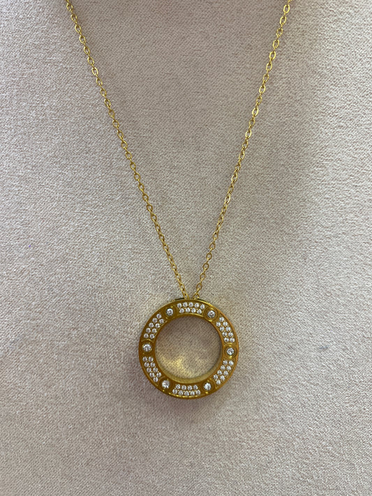 CADENA INSPO CARTIER CON PIEDRAS