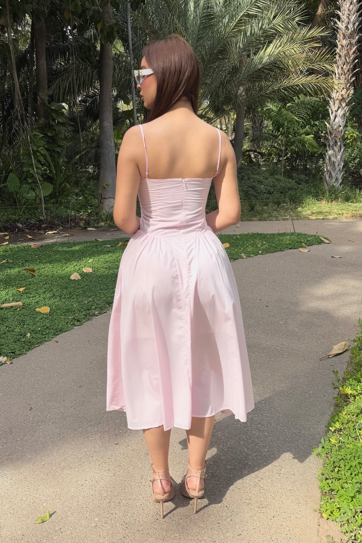 VESTIDO SCARLETT MIDI BABY PINK