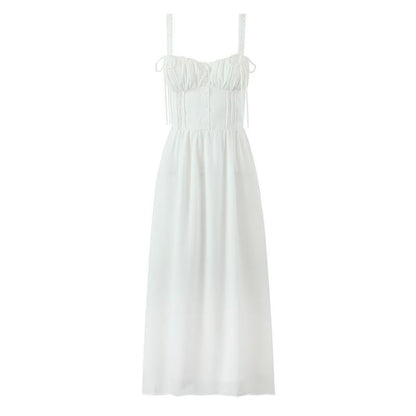 VESTIDO MIDI FLORENCE WHITE