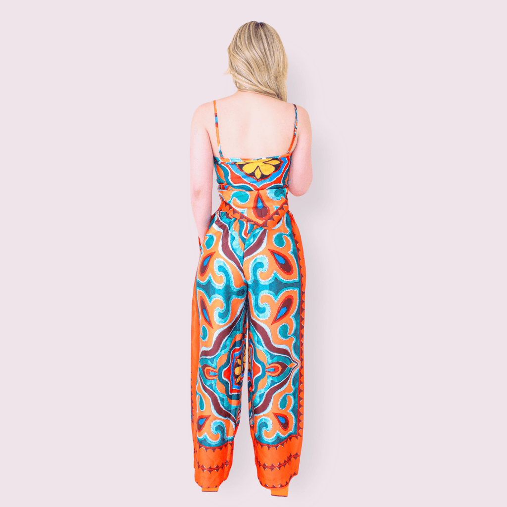 SET ESTAMPADO NARANJA
