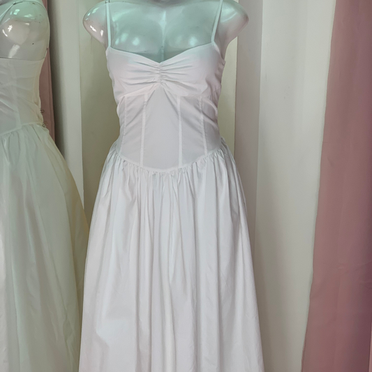 VESTIDO MIDI BEATRIZ BLANCO