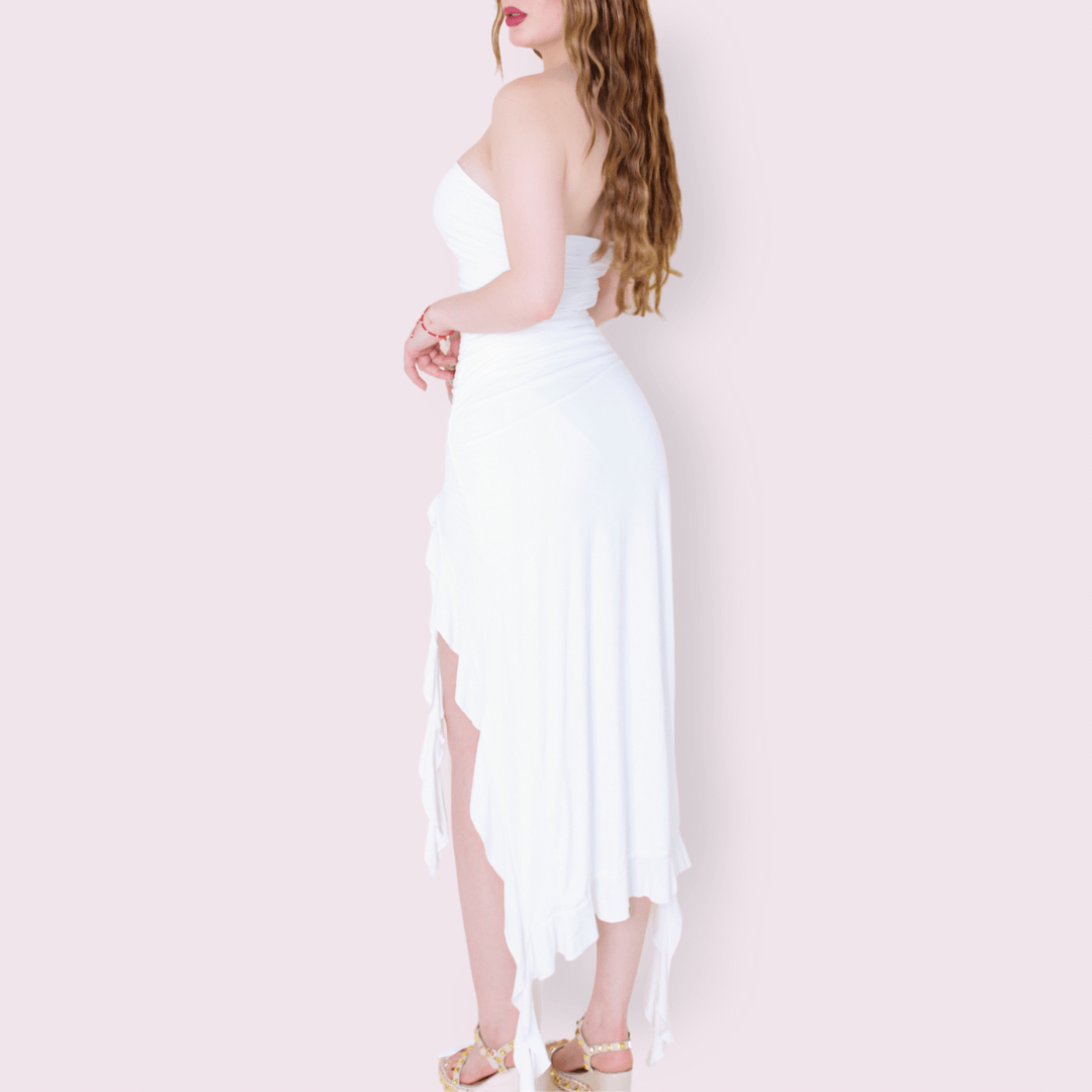 SET TOP + FALDA BLANCO