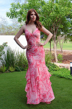 VESTIDO FLORAL MAXI PARIS PINK