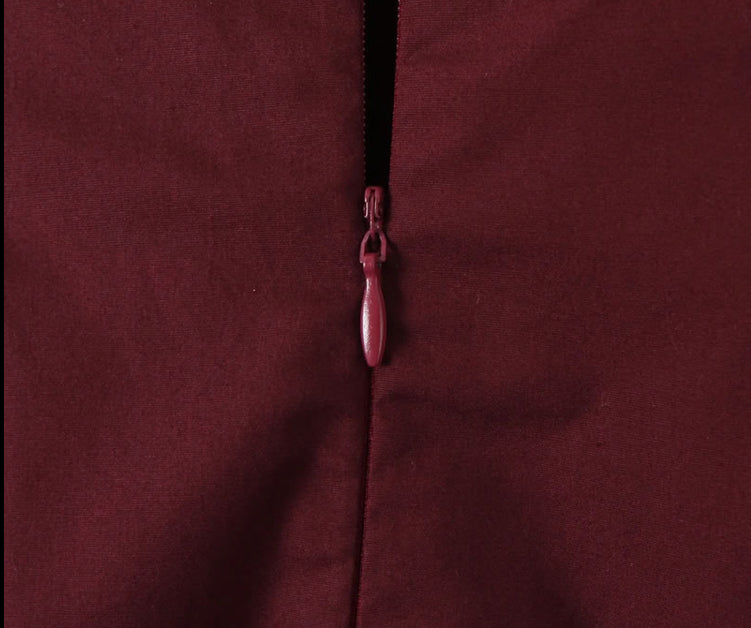 VESTIDO BURGUNDY NAOMI