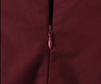 VESTIDO BURGUNDY NAOMI